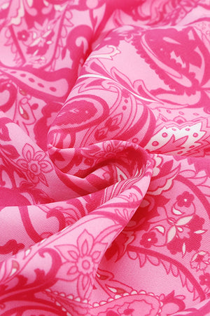 Paisley Print Flounce Sleeve Maxi Dress - Sydney So Sweet