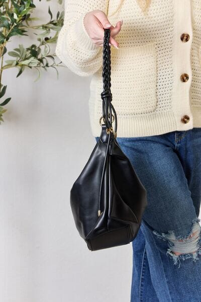 Braided Strap Shoulder Bag - Sydney So Sweet