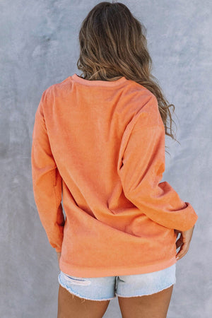Whatever Spices Your Pumpkin Women's Corded Graphic Sweatshirt - Sydney So Sweet