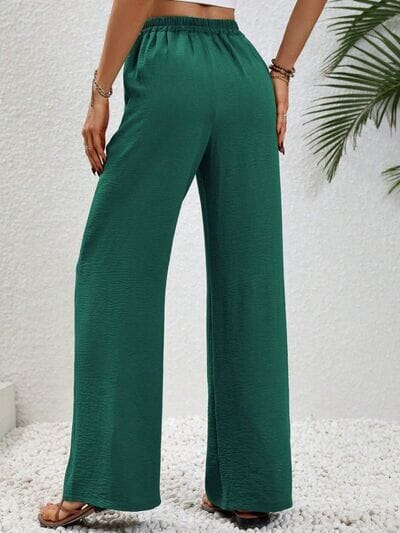 Wide Leg Drawstring Pants - Sydney So Sweet