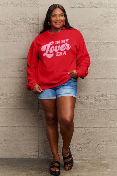 IN MY LOVER ERA Round Neck Sweatshirt - Sydney So Sweet