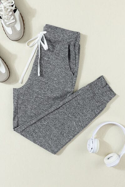 Drawstring Joggers with Pockets - Sydney So Sweet