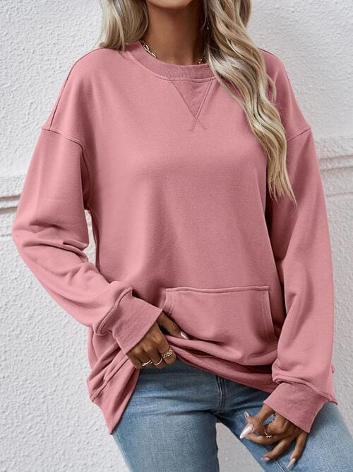 Long Sleeve Pocket Sweatshirt - Sydney So Sweet