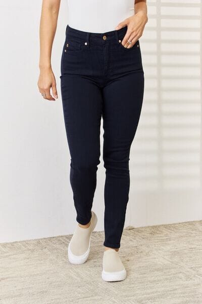 Judy Blue Full Size Garment Dyed Tummy Control Skinny Jeans - Sydney So Sweet