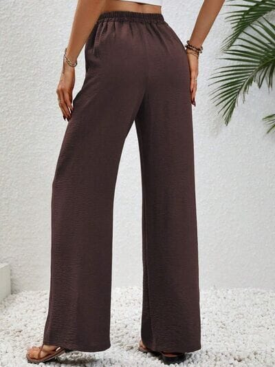 Wide Leg Drawstring Pants - Sydney So Sweet