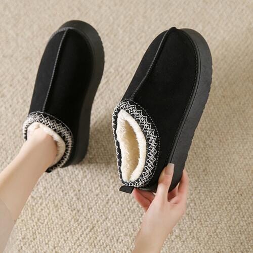 Faux Fur Center-Seam Slippers - Sydney So Sweet