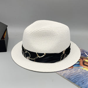 Short Brim Jute Cloth Hat - Sydney So Sweet