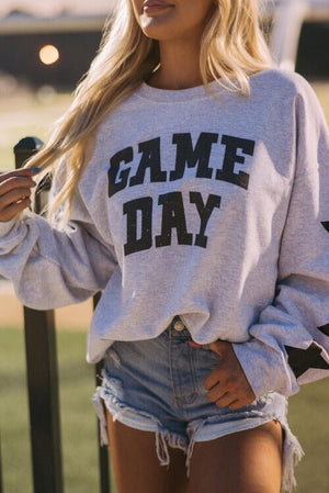 GAME DAY Long Sleeve Round Neck Sweatshirt - Sydney So Sweet