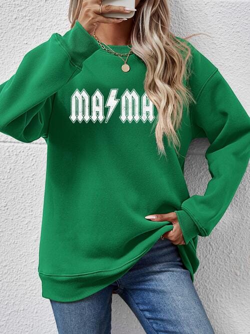 Mama Lightning Dropped Shoulder Sweatshirt - Sydney So Sweet