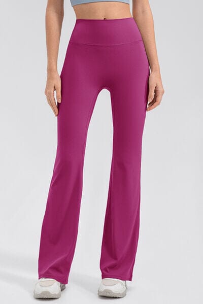 High Waist Straight Active Pants - Sydney So Sweet